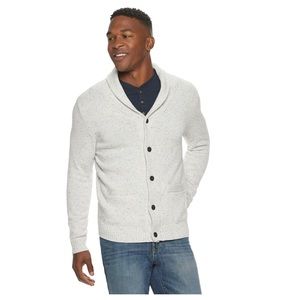 Men’s Sonoma supersoft cardigan sweater.